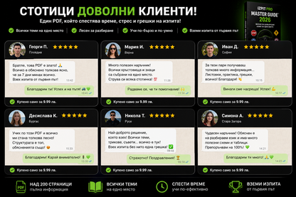 📘 IZPIT PRO MASTER GUIDE™ 2026 | Всичко за шофьорския изпит